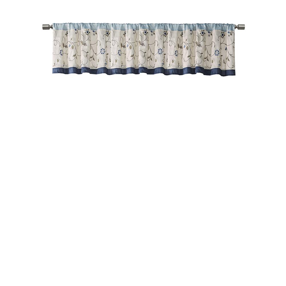 Embroidered Window Valance w/ Lining,MP41-4210. Picture 1