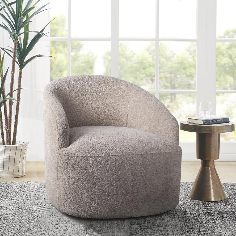 Upholstered 360 Degree Swivel Chair. Picture 4
