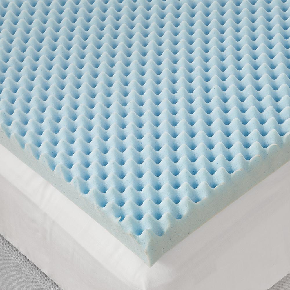 All Season Reversible Hypoallergenic Cooling Mattress Topper. Picture 5
