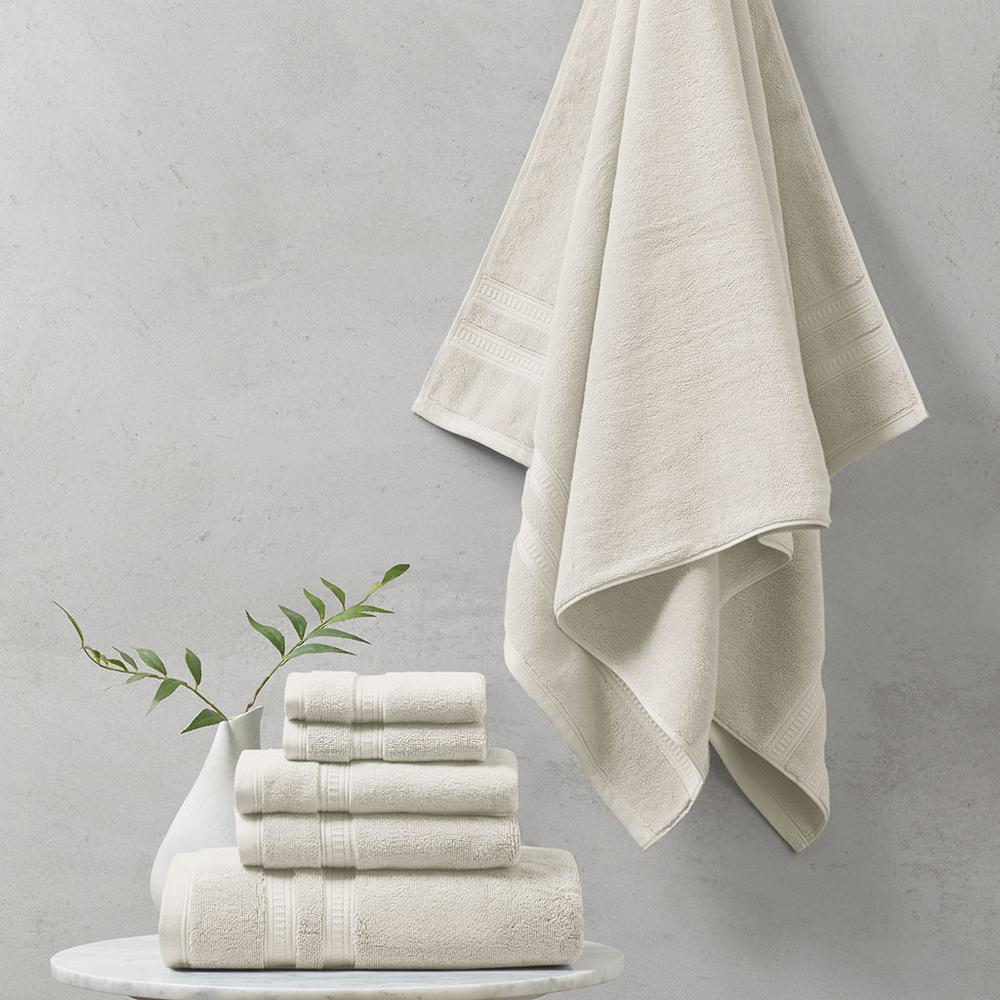 100% Cotton Feather Touch Antimicrobial Towel 6 Piece Set. Picture 4