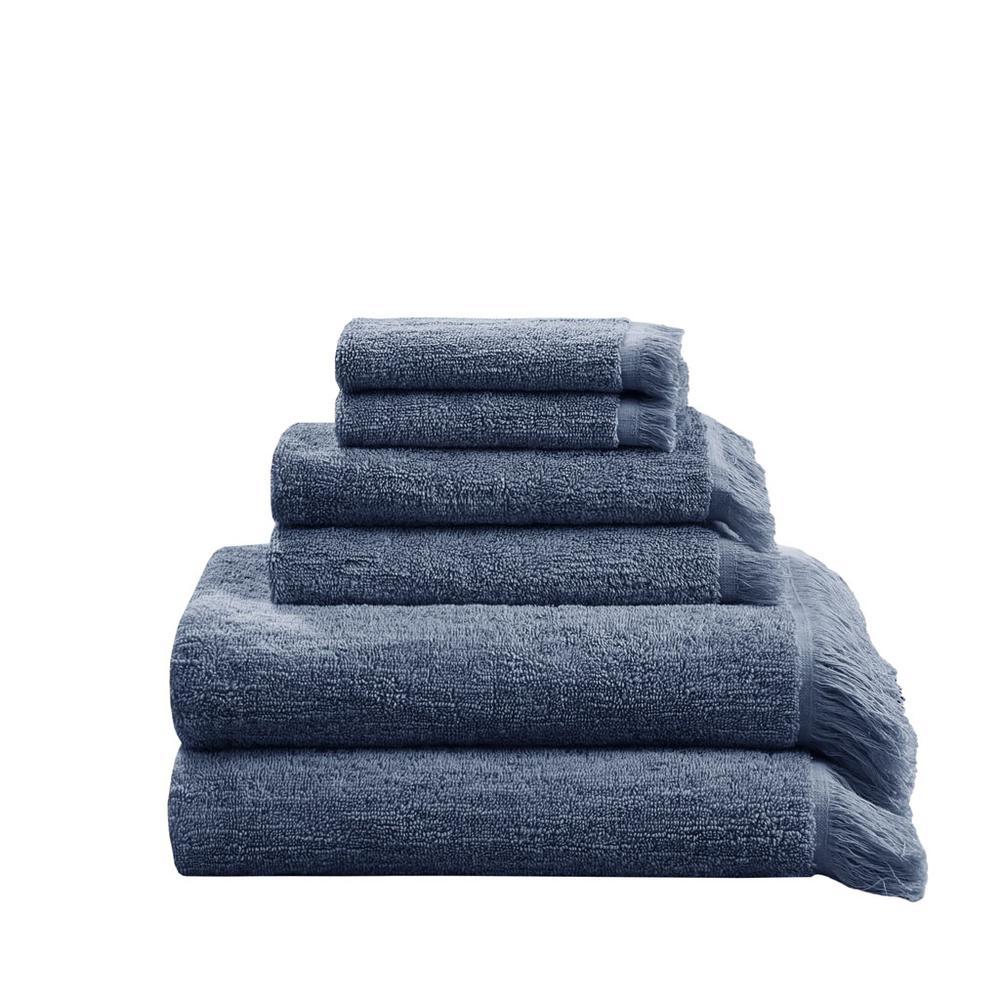 Cotton Dobby Slub 6 Piece Towel Set. Picture 5