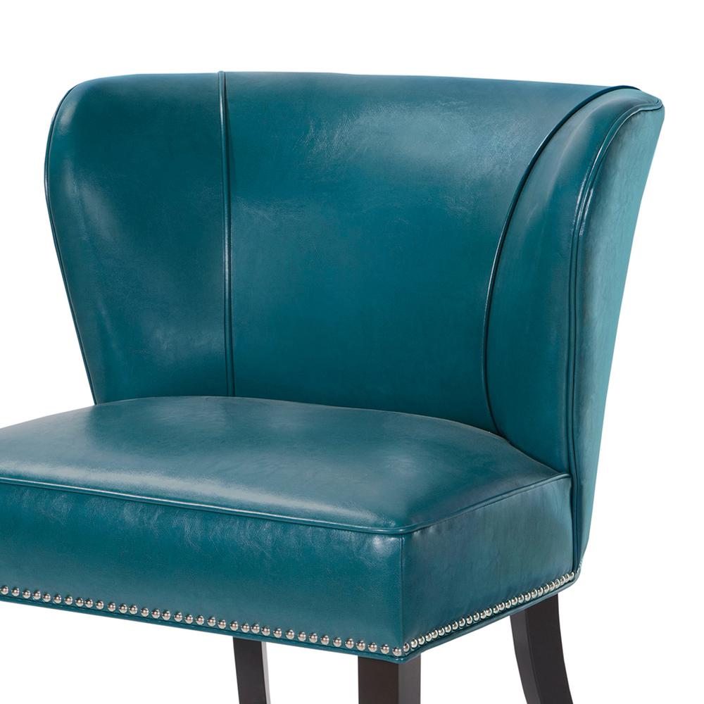 Contemporary Blue Armless Accent Chair, Belen Kox. Picture 3