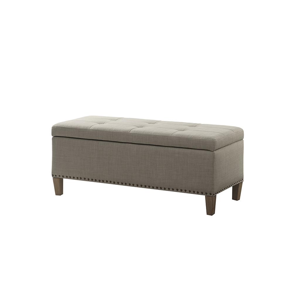 Tufted Top Soft Close Storage Bench. Picture 3