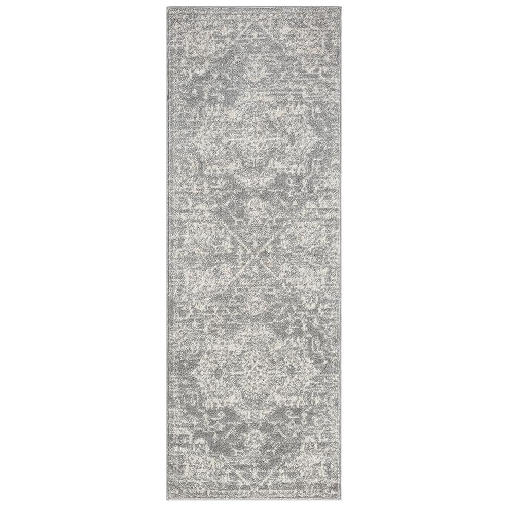 Distressed Medallion Woven Area Rug. Picture 1