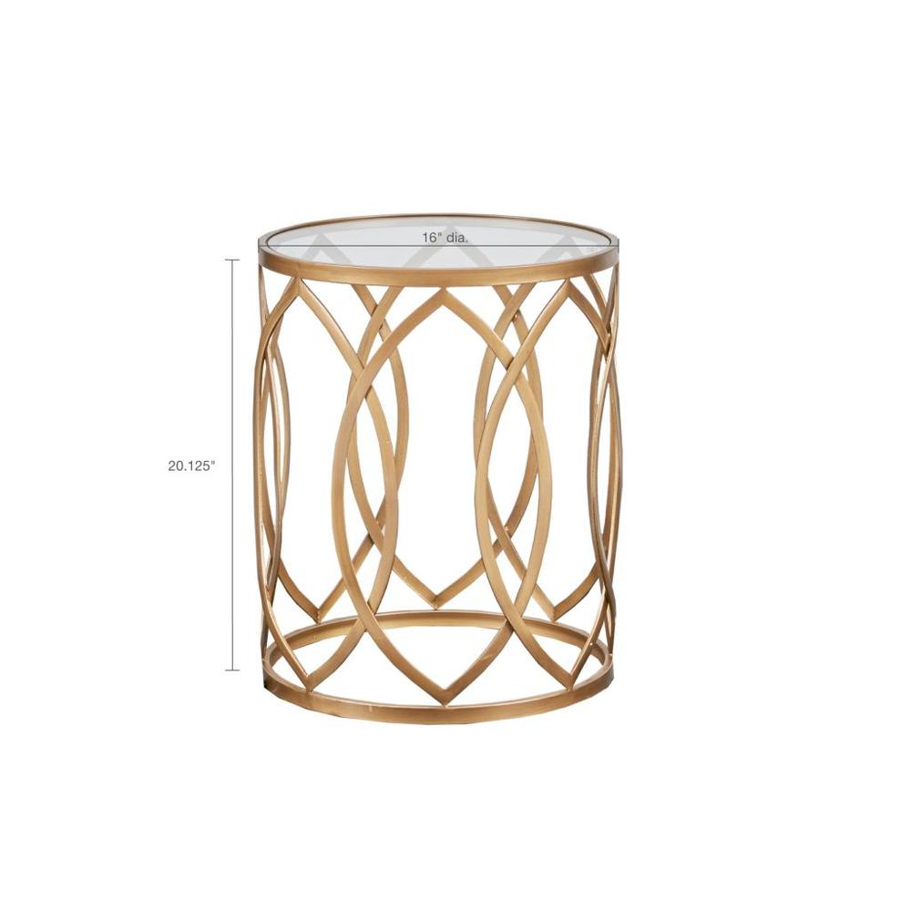 Arlo Metal Eyelet Accent Table,MP120-0221. Picture 3