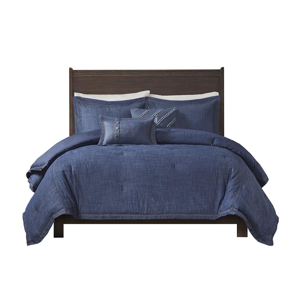 Oversized Denim Comforter Set. Picture 2
