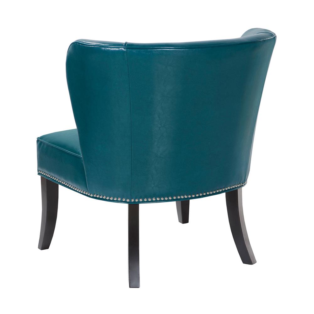 Contemporary Blue Armless Accent Chair, Belen Kox. Picture 2