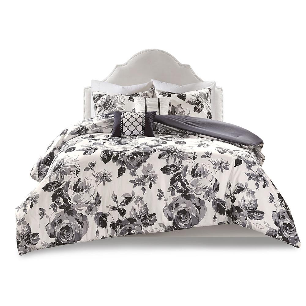 Dorsey Floral Print Comforter Set, Belen Kox. Picture 1