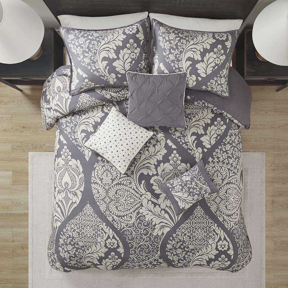6 Piece Printed Duvet Cover Set. Picture 4
