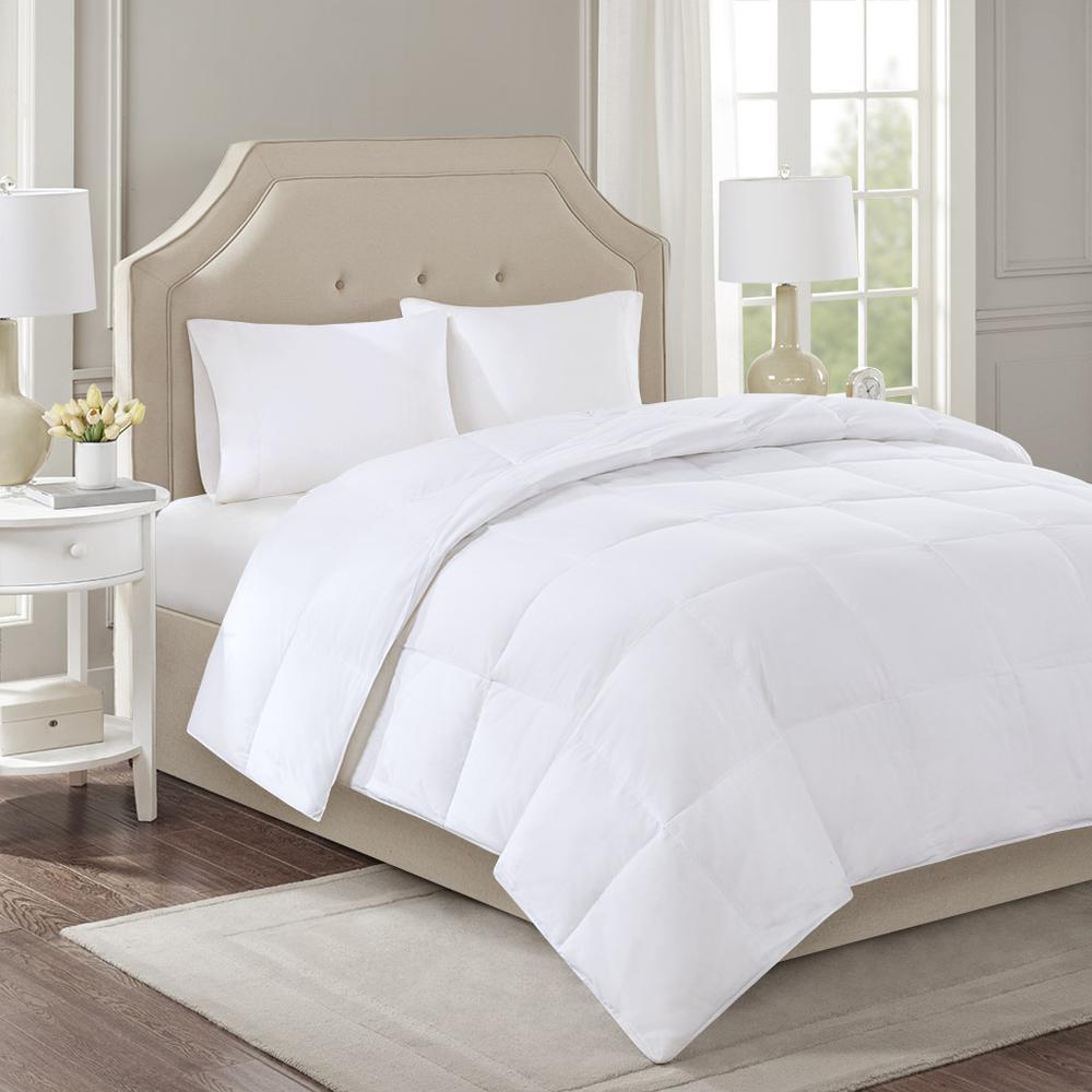 Oversized Cotton Sateen Down Comforter. Picture 4