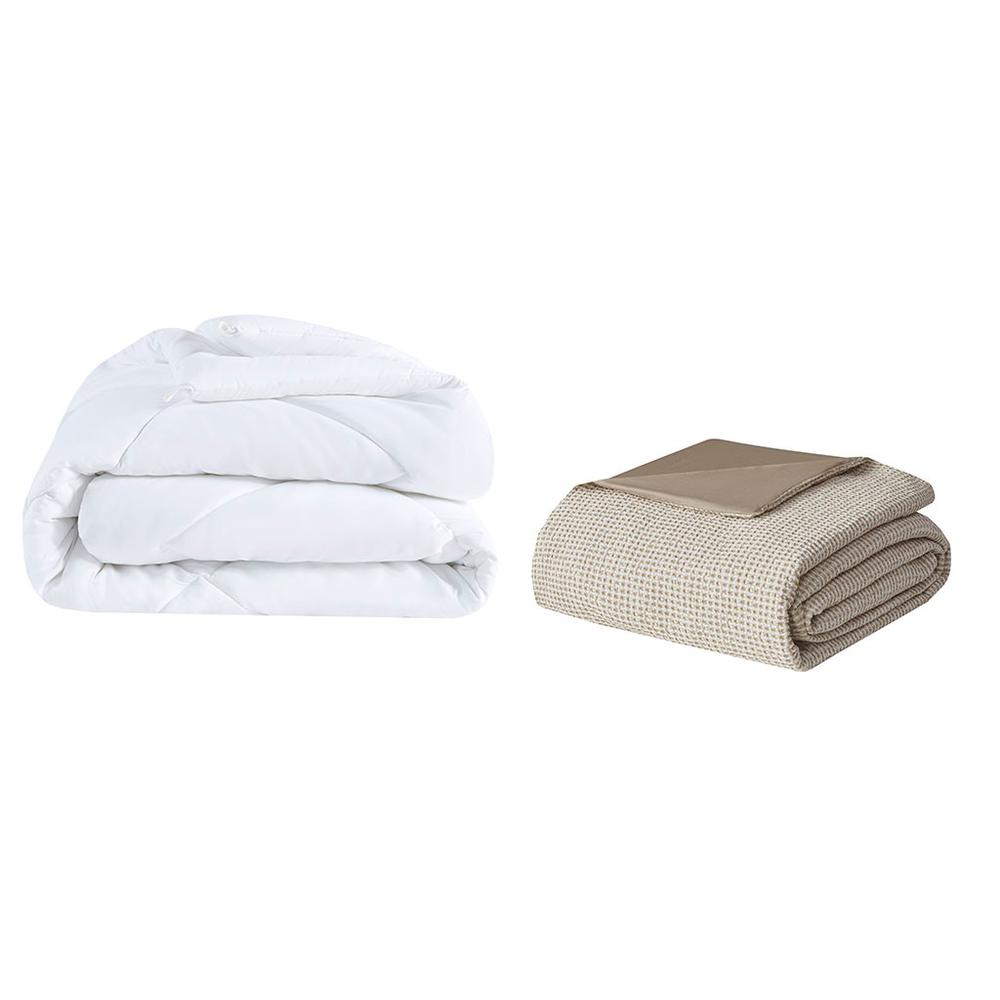Bamboo Comforter Cover Set with Removable Insert in Taupe, Belen Kox. Picture 2