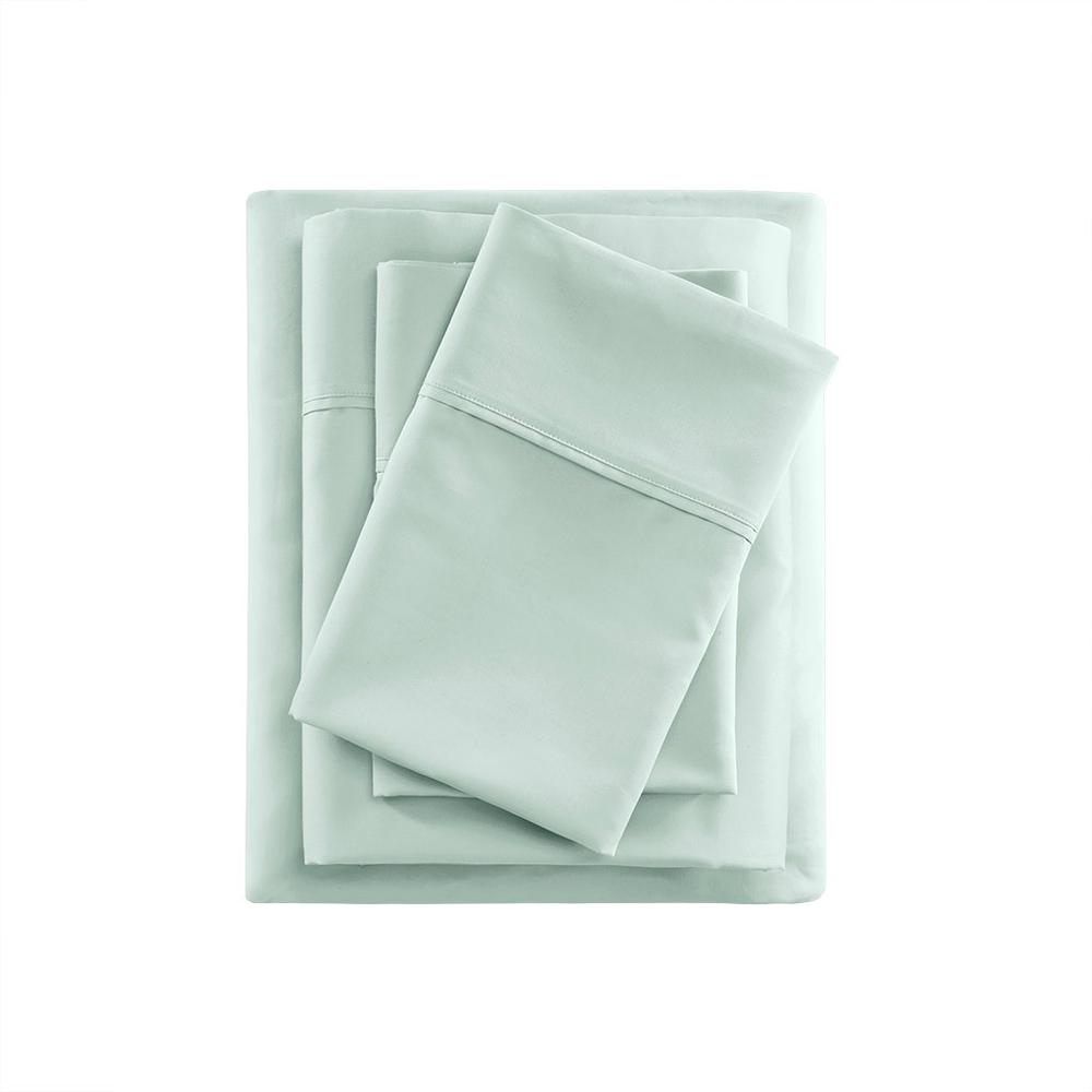 100% BCI Cotton 300TC Sheet Set W/ Z hem Cylinder Packaging (Twin). Picture 1