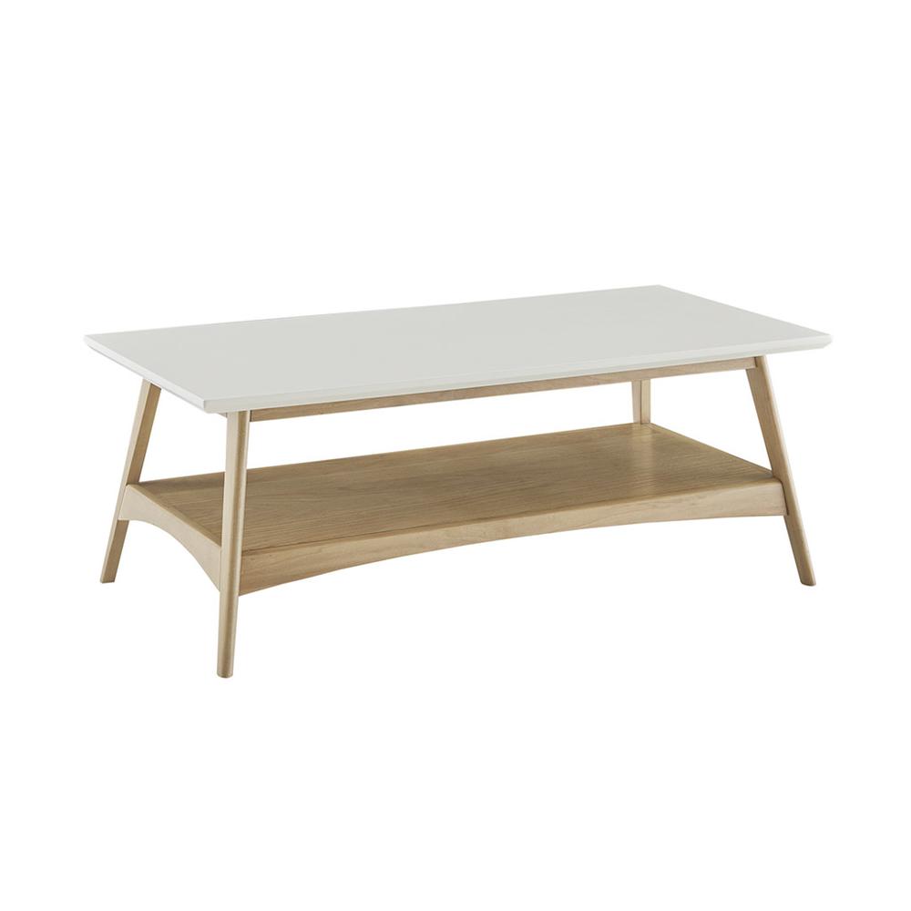 Parker Coffee Table, Off-White/Natural. Picture 3