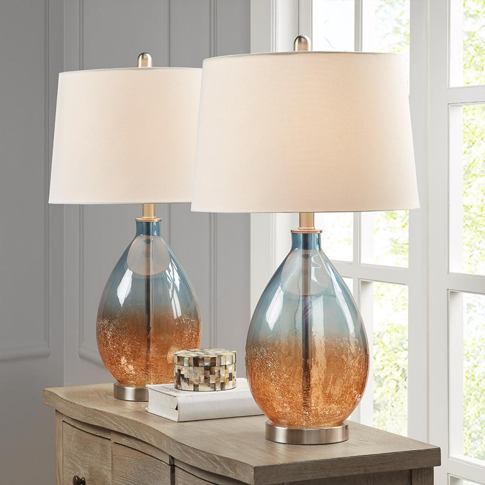 Ombre Glass Table Lamp, Set of 2. Picture 3