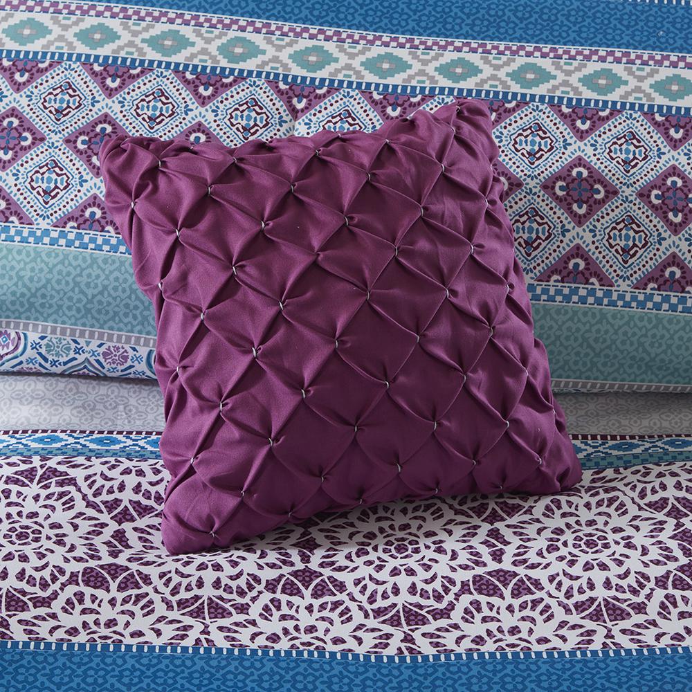 Joni Global-Inspired Comforter Set - Purple, Belen Kox. Picture 3