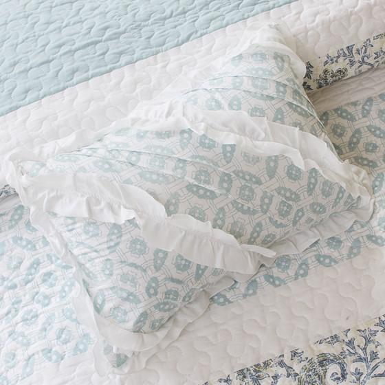 Dawn 6 Piece Cottage Percale Coverlet Set, Belen Kox. Picture 3