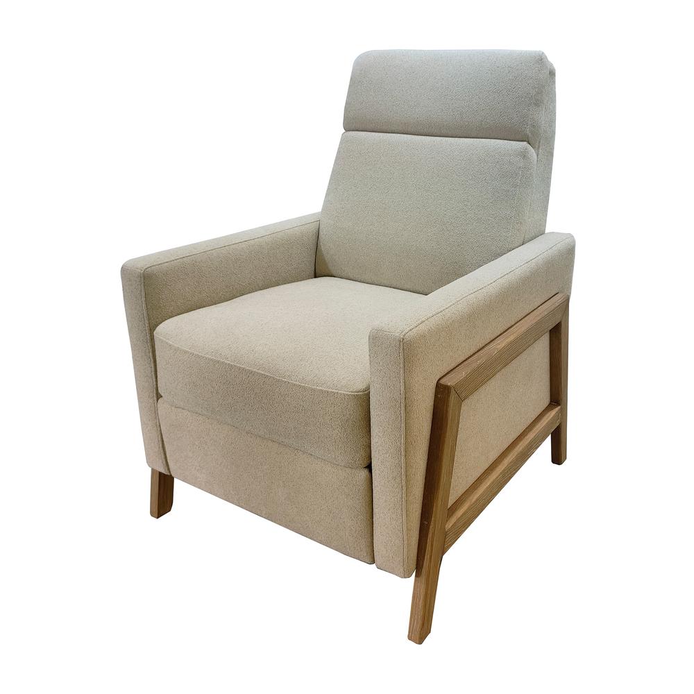 Recliner With Wood Frame. Picture 4
