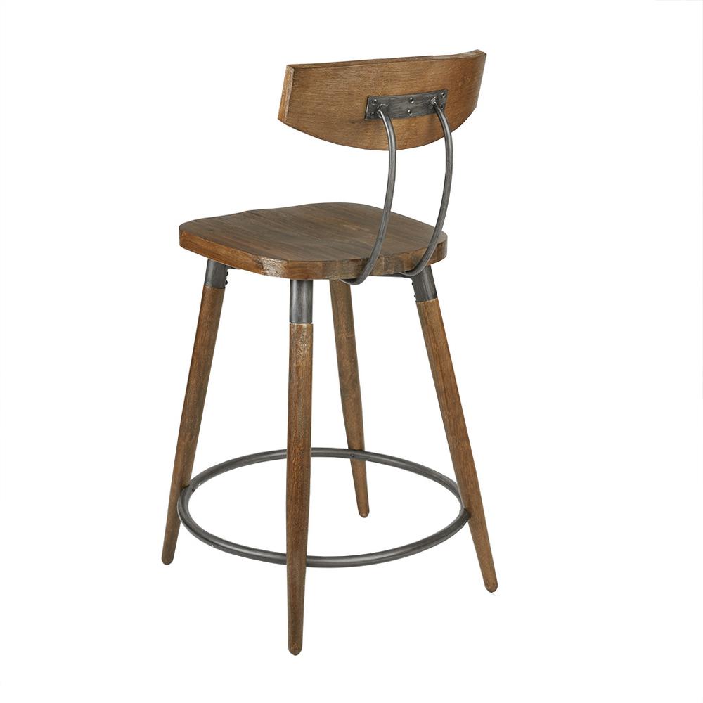 Counter Stool 24" With Back. Picture 5