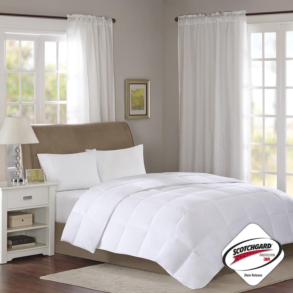 Oversized Cotton Sateen Down Comforter. Picture 4