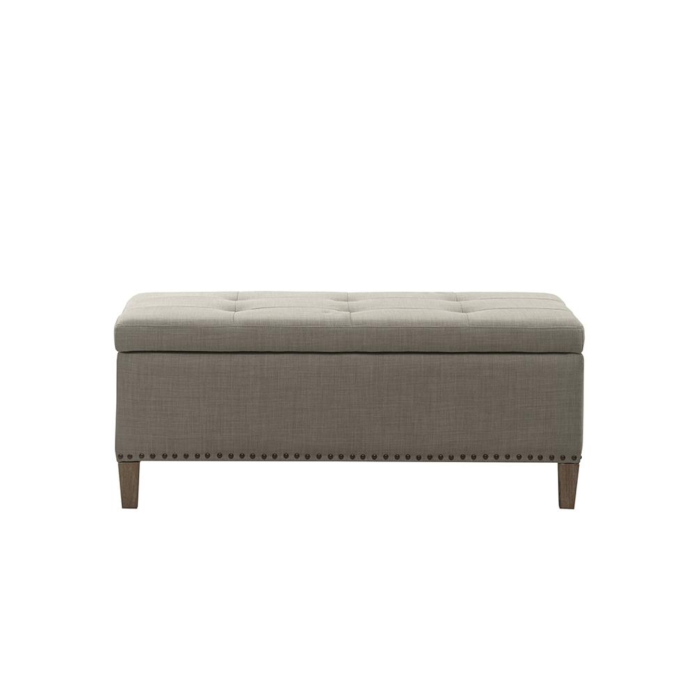 Tufted Top Soft Close Storage Bench. Picture 5