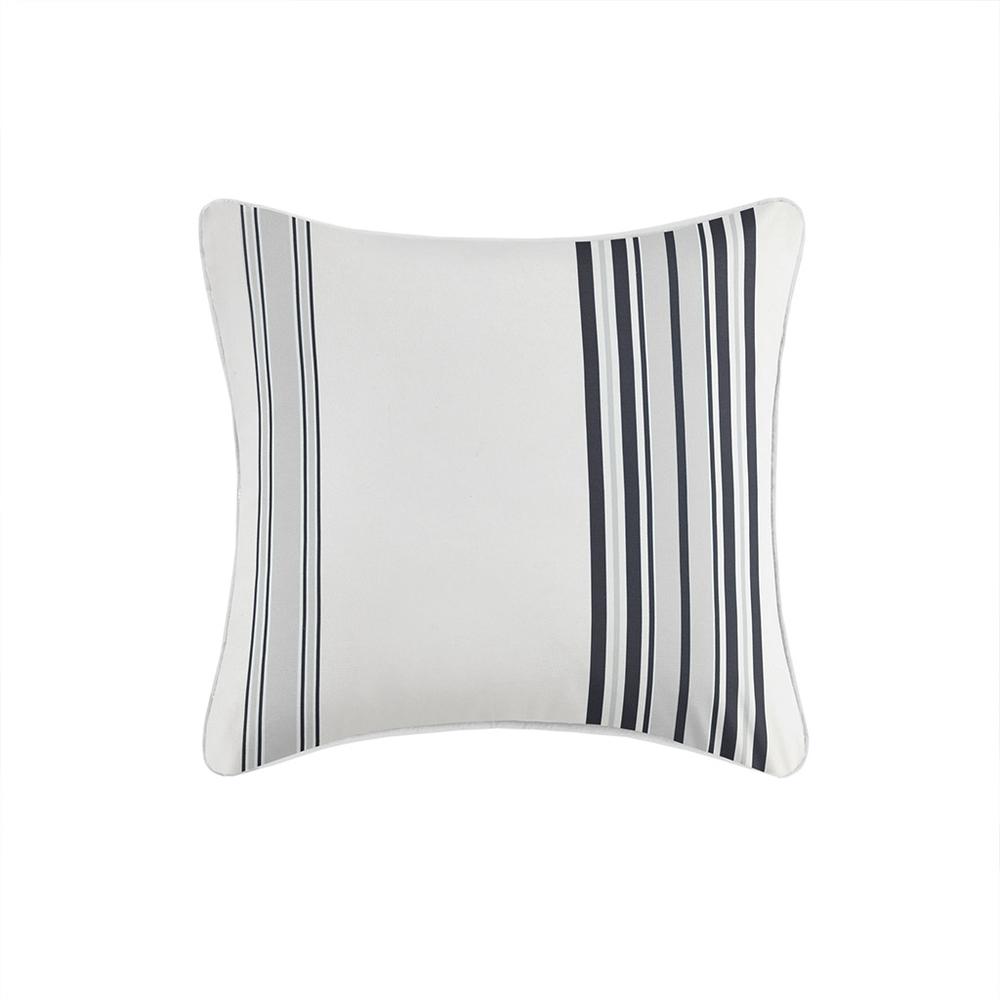 Printed Stripe 3M Scotchgard Outdoor Square Pillow. Picture 5