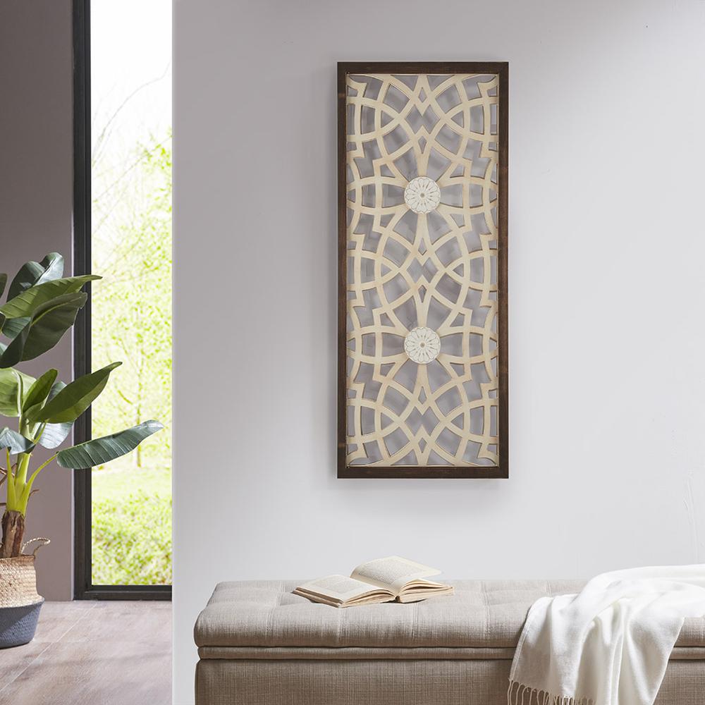 Two-tone Geometric Wall Decor. Picture 2