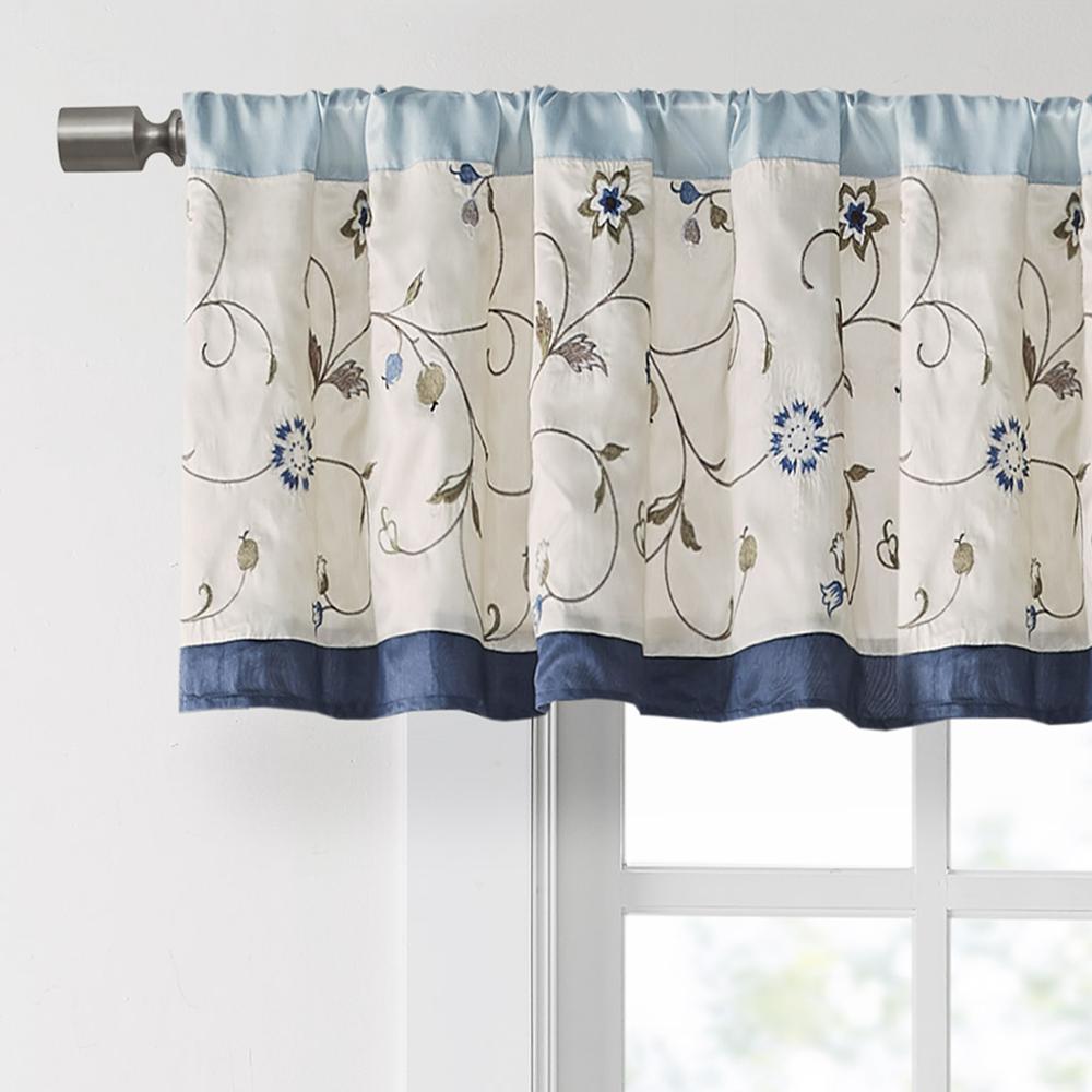 Embroidered Window Valance w/ Lining,MP41-4210. Picture 5