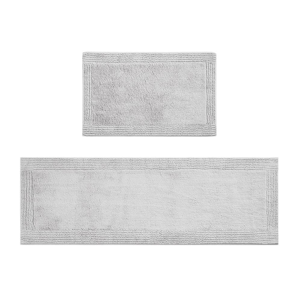 100% Cotton Tufted 3000GSM Reversible Bath Rug. Picture 1