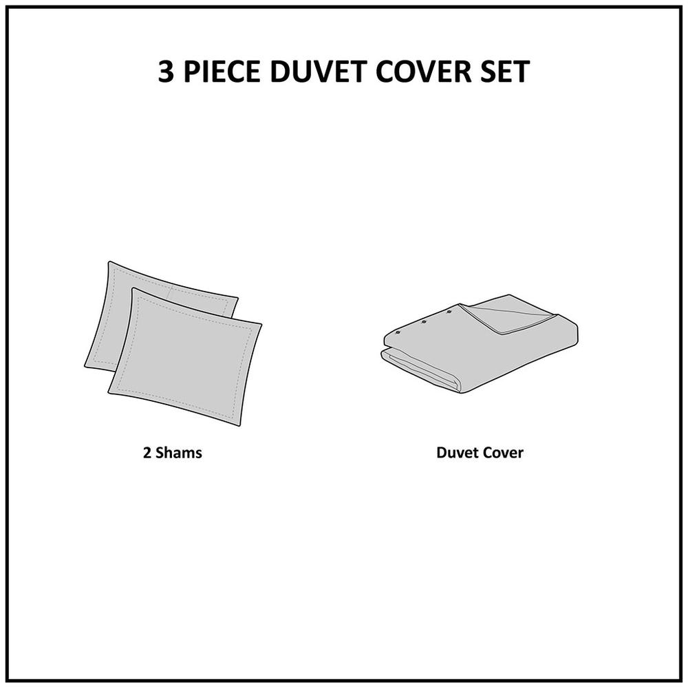 Cotton Yarn Dyed Jacquard Plaid Duvet Cover Set. Picture 5