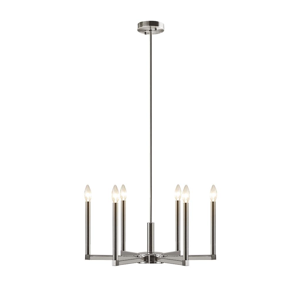 6-Light Contemporary Candelabra Styled Chandelier. Picture 2