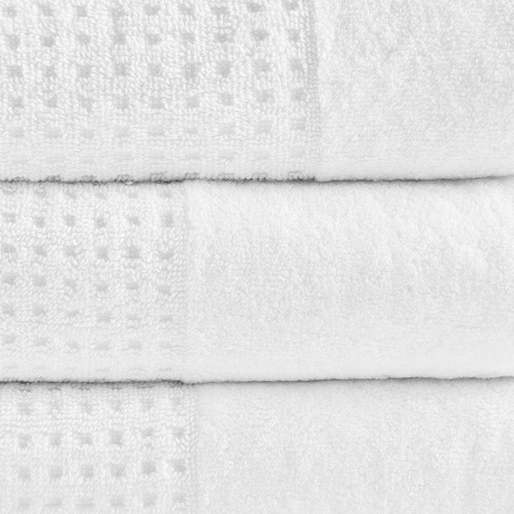 Pure White Waffle Cotton Towel Set, Belen Kox. Picture 2