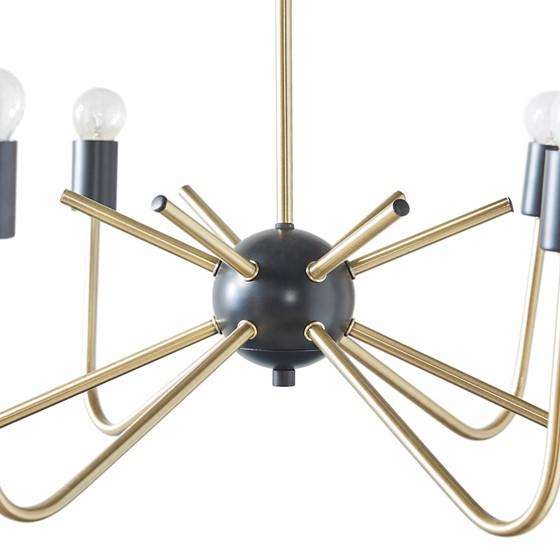 Two-Tone Contemporary Chandelier, Belen Kox. Picture 3