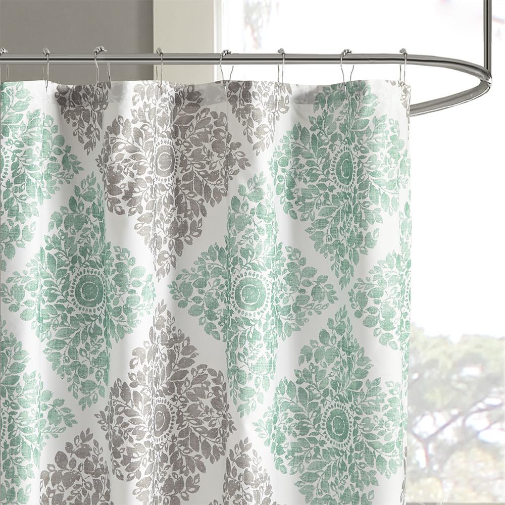 100% Polyester Microfiber Printed Shower Curtain,MP70-1465. Picture 4