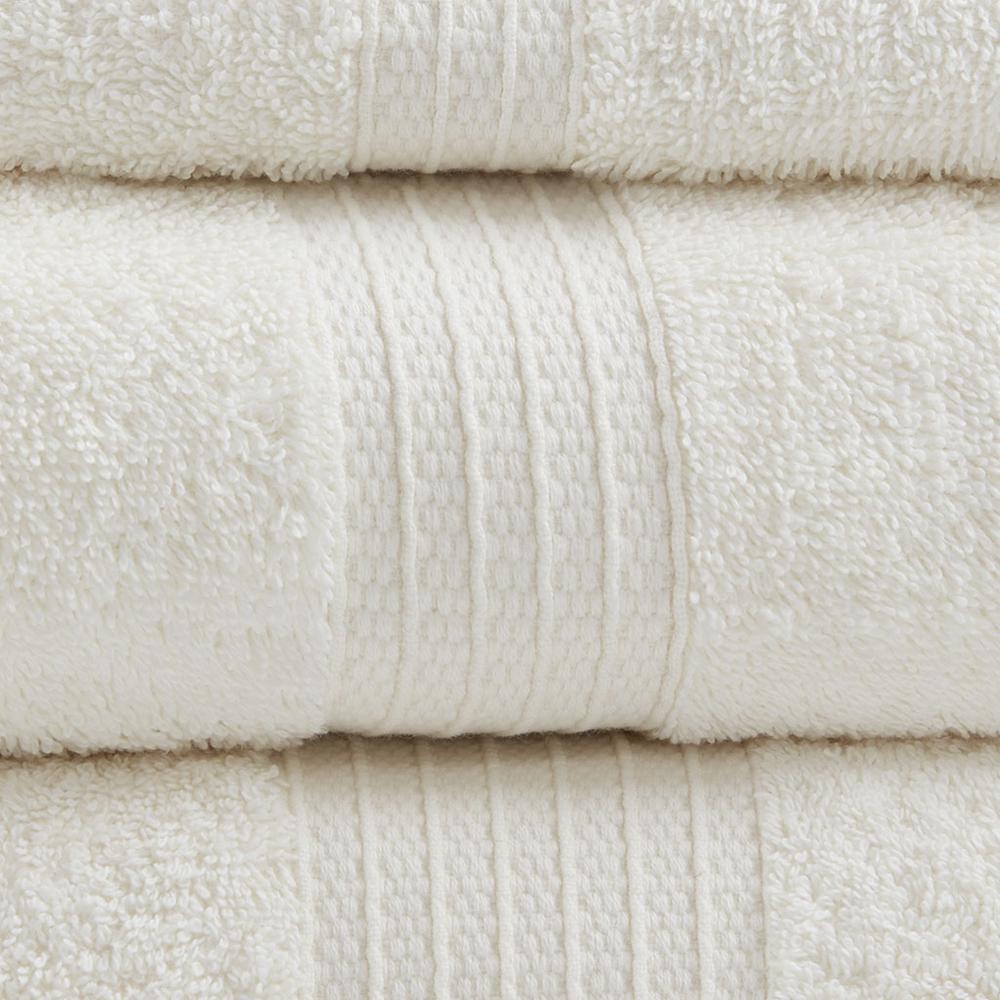 Ivory Organic Cotton 6 Piece Towel Set, Belen Kox. Picture 2