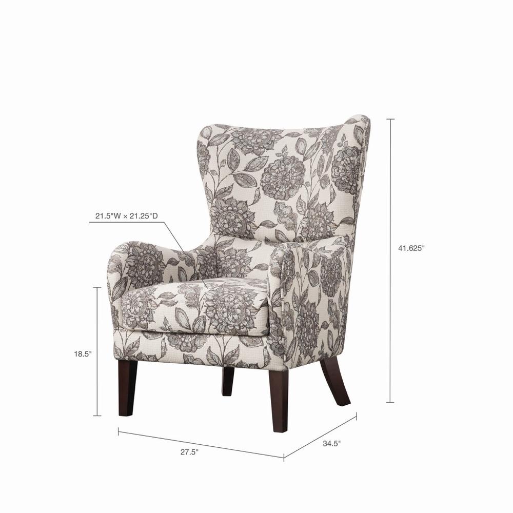 Arianna Swoop Wing Chair,FPF18-0428. Picture 5