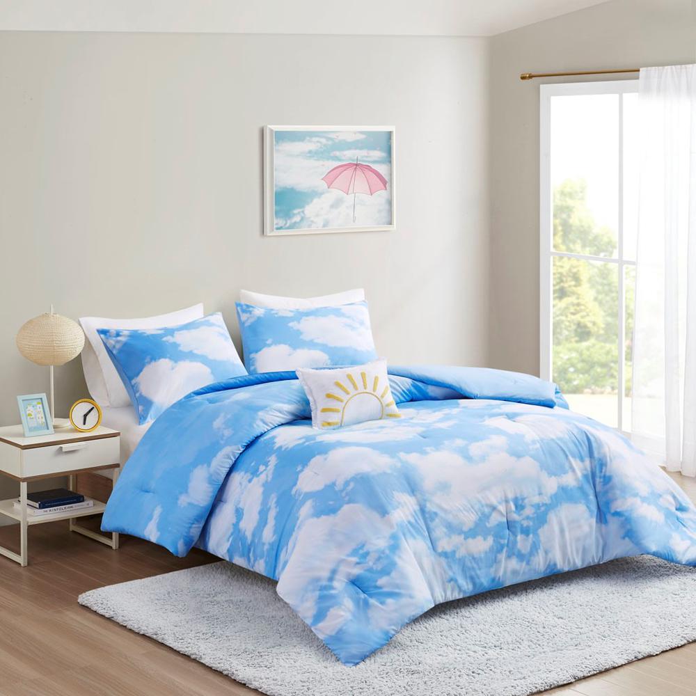 100% Polyester Printed Comforter Set ID10-2117. Picture 2