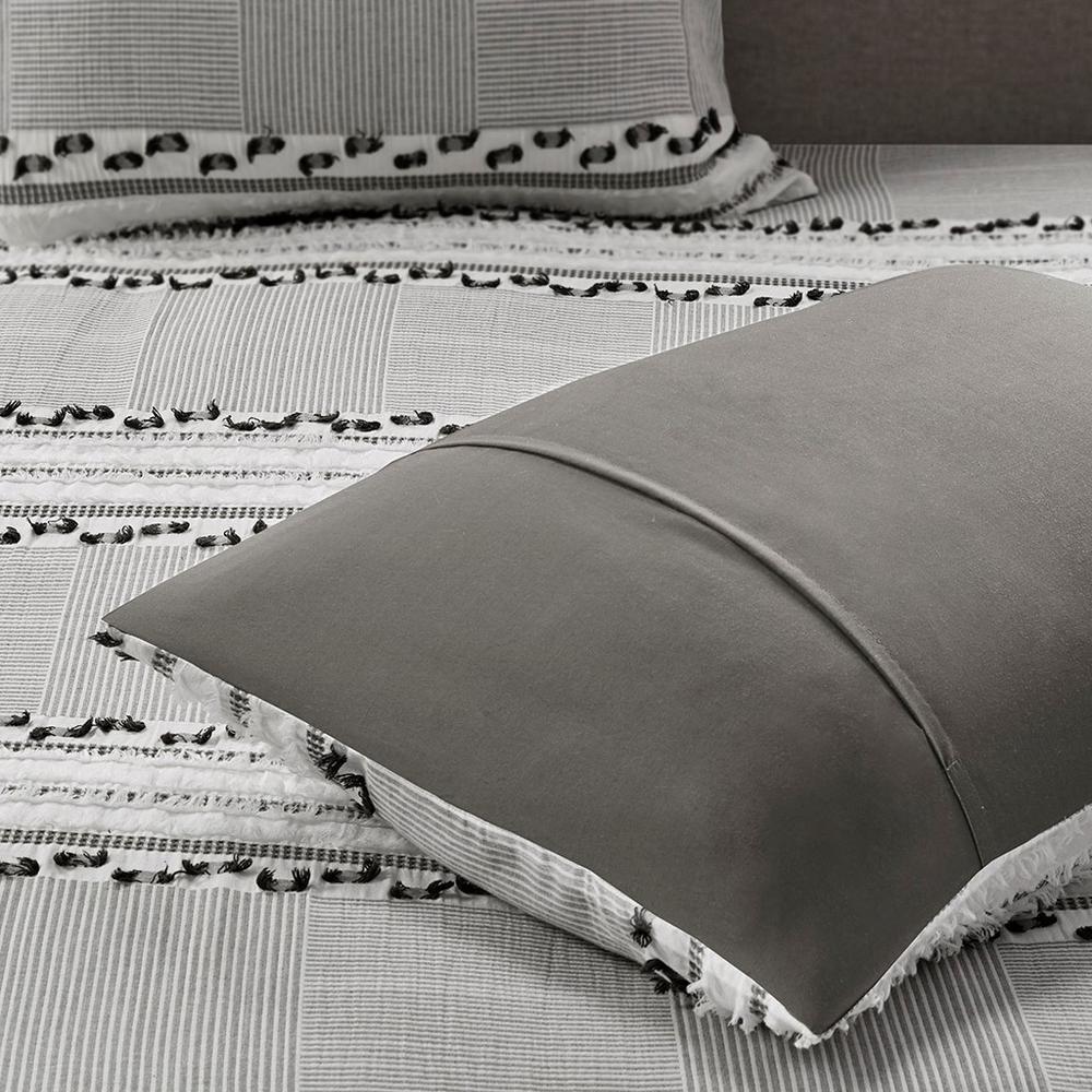 100% Organic Cotton Jacquard Comforter Set, II10-1169. Picture 5