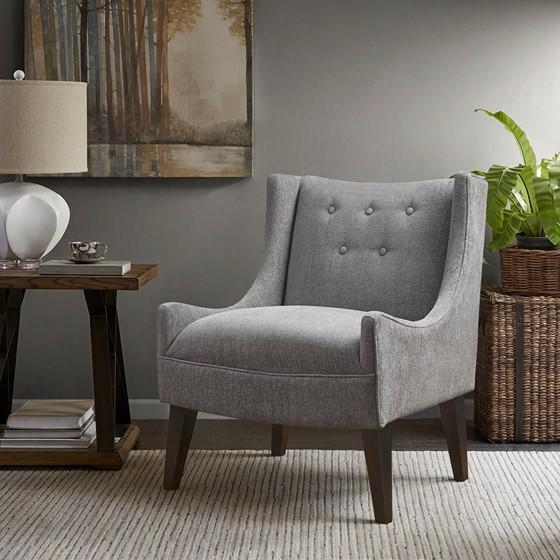 Malabar Accent Chair, Gray. Picture 2