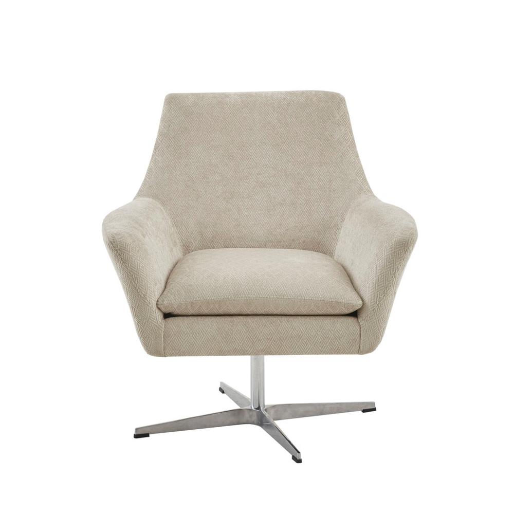 Dorian Swivel Chair, Cream. Picture 2