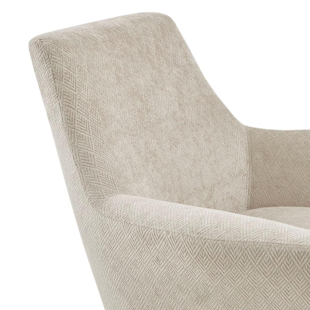 Dorian Swivel Chair, Cream. Picture 4