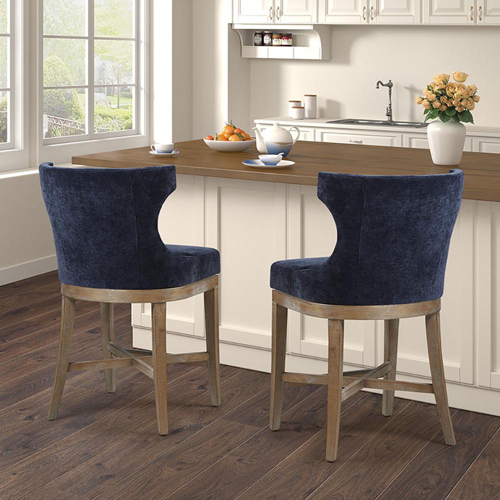 Carson  Counter Stool, Navy. Picture 6