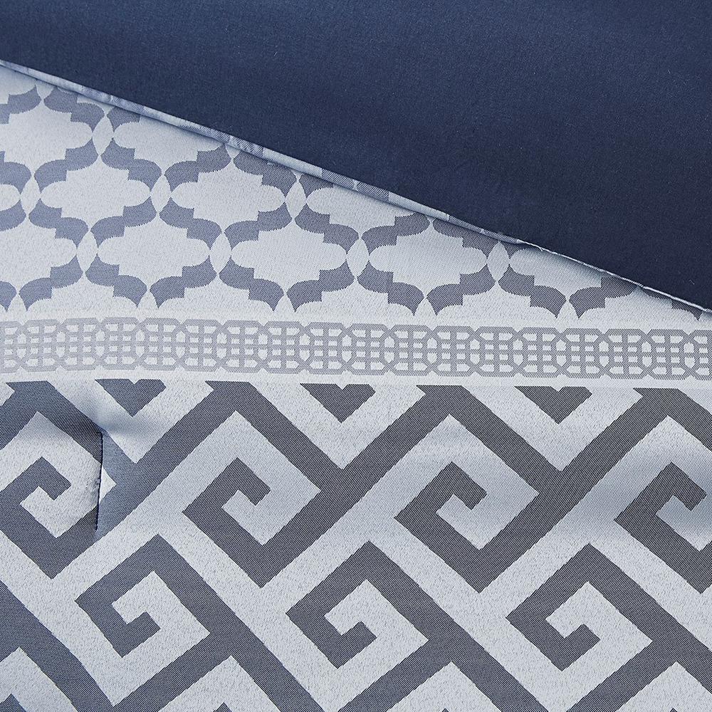 7 Piece Polyester Jacquard Comforter Set, Belen Kox. Picture 3