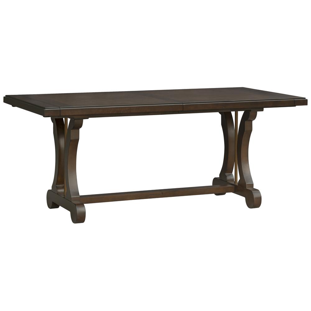Rectangle Extension Dining Table, Brown, Belen Kox. Picture 1