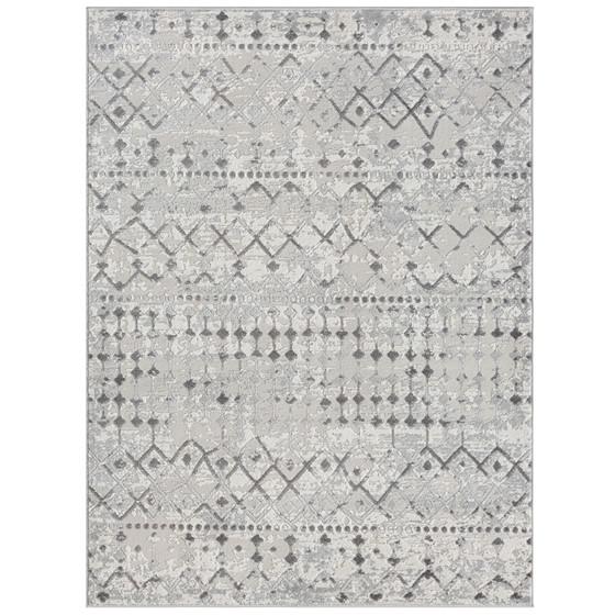Moroccan Print Woven Area Rug, 8 x 10, Belen Kox. Picture 1