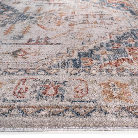 PES and Shrink PES Vintage Medallion Woven Area Rug - 3x8' RUNNER. Picture 5