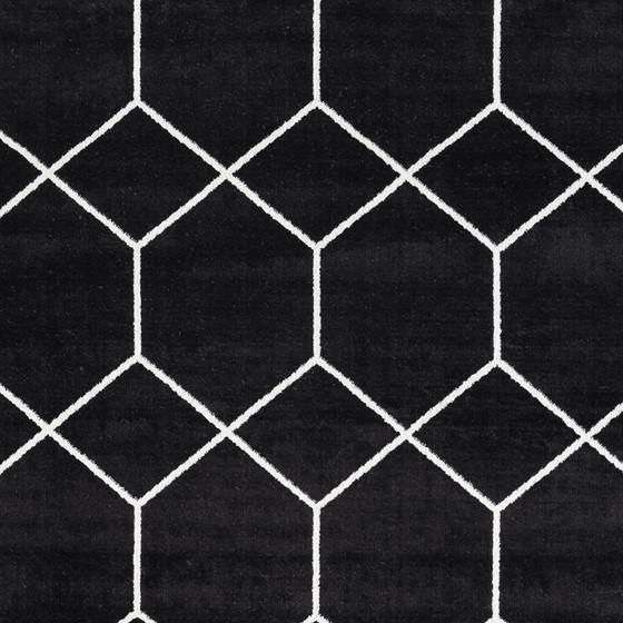100% Polyester Trellis Geometric Woven Area Rug - 8x10'. Picture 4