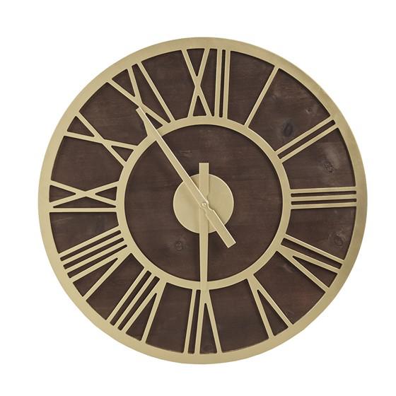 Wall Clock Brown/Gold MP95D-0304. Picture 2
