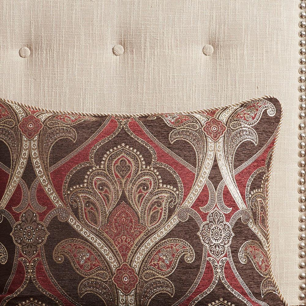 100% Polyester 9pcs Jacquard Comforter Set - King. Picture 2