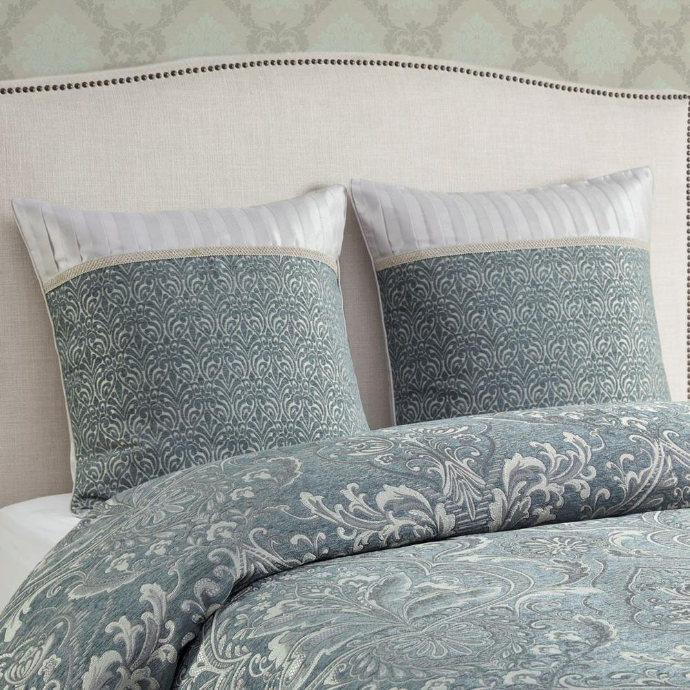 100% Polyester 9 pcs Jacquard Comforter Set - King. Picture 7