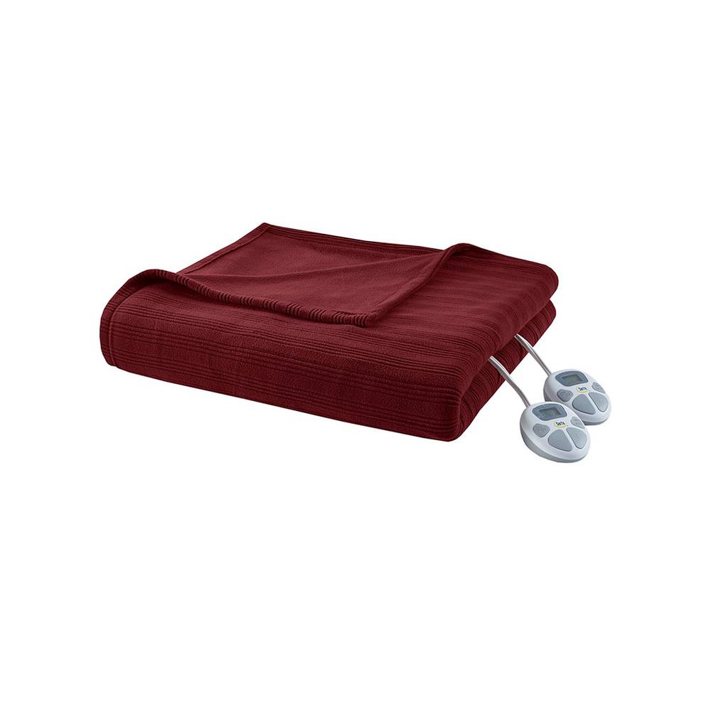 100% Polyester Tri-rib Fleece Heated Blanket, ST54-0178. Picture 3